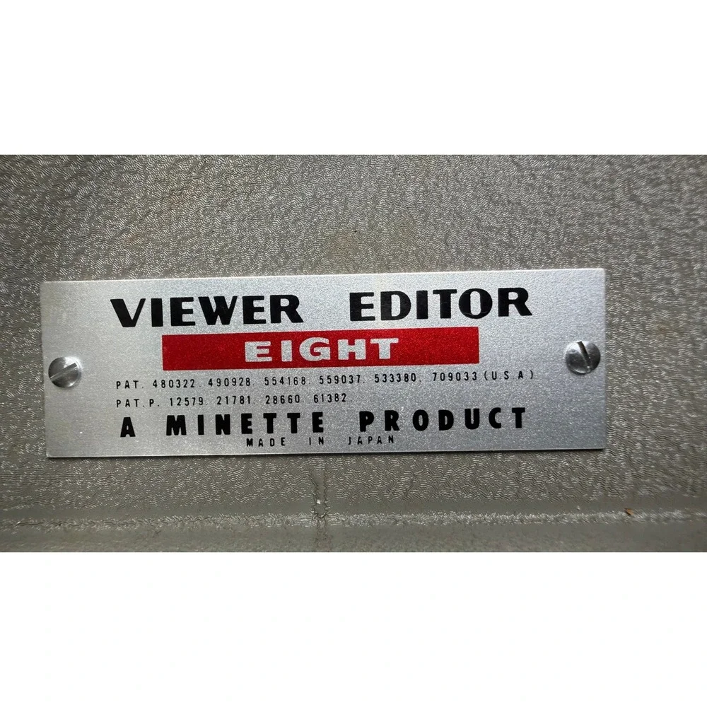 Minette Viewer Editor Eight‎ 8mm Film Editor Vintage Japan Boxed w/ Manual